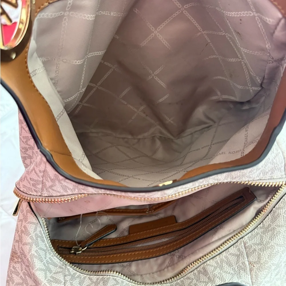 MICHAEL MICHAEL KORS Lillie Large Signature Logo Shoulder Bag